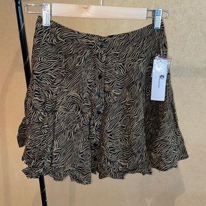 Urban outfitters zebra skirt. Size s. Never worn before. New with tags.
